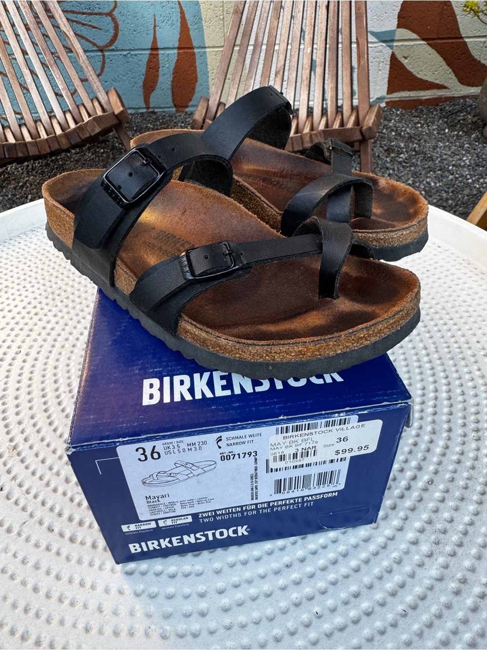 Birkenstock Mayari, US size 6 (36), black - Picture 2 of 7